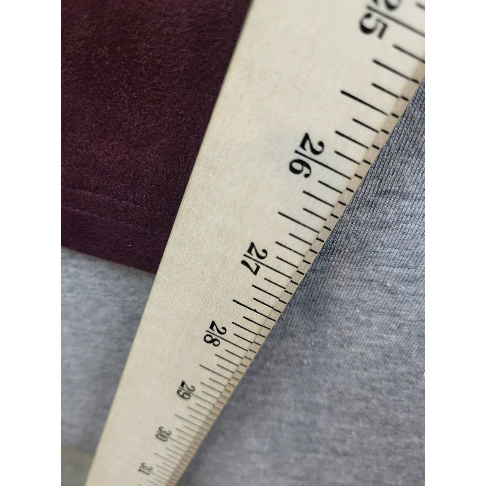 Avec Les Filles Leggings Faux Suede Maroon Pants XS Slit Ankle Anthropology - Picture 6 of 10
